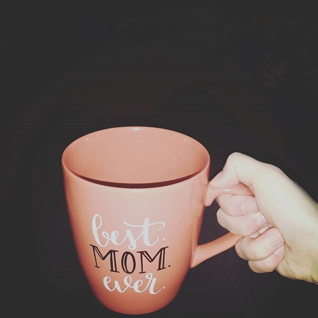 Clay Art Jumbo Mug 27oz Porcelain "Best Mom Ever" Target