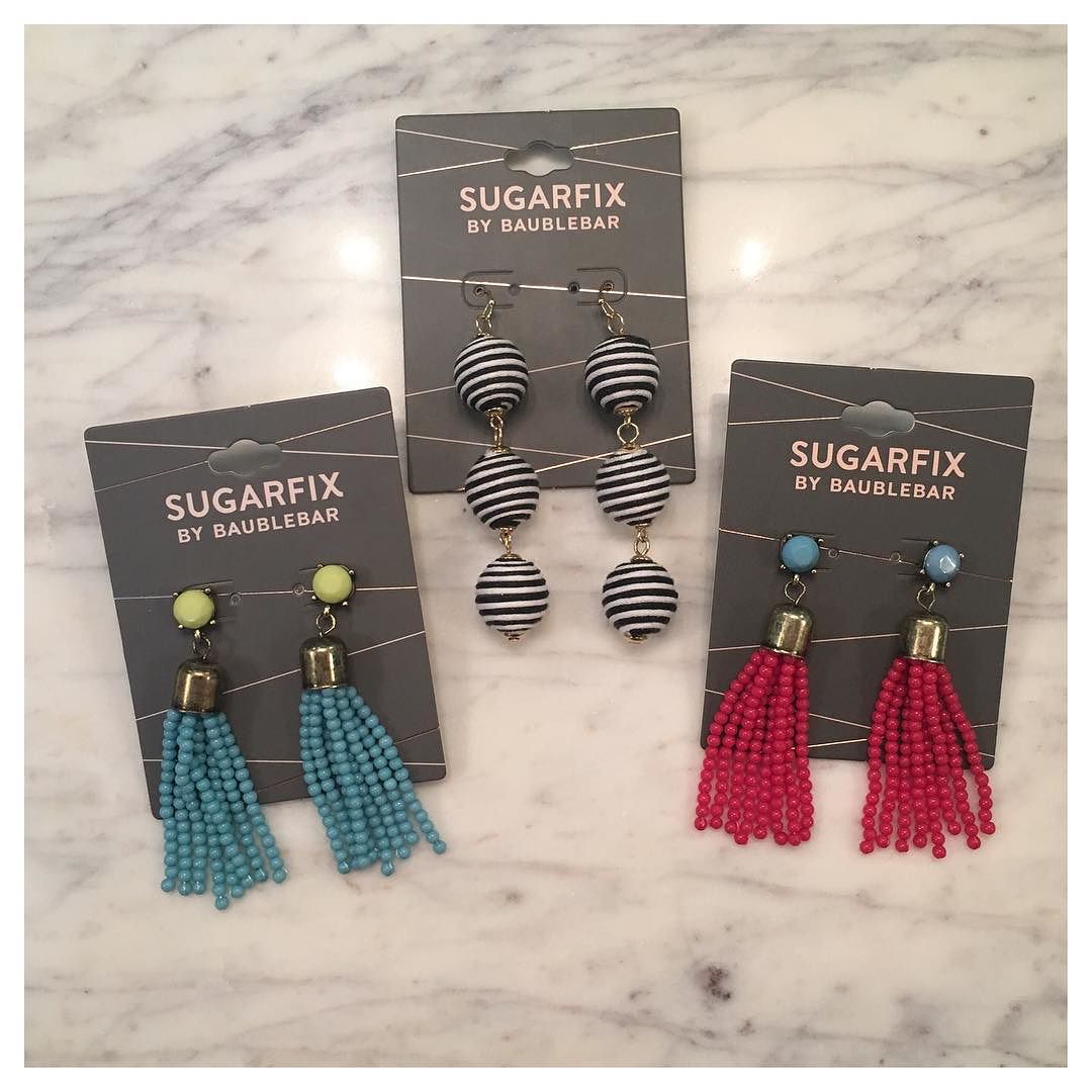 SUGARFIX by BaubleBar Beaded Tassel Earrings Pink Target