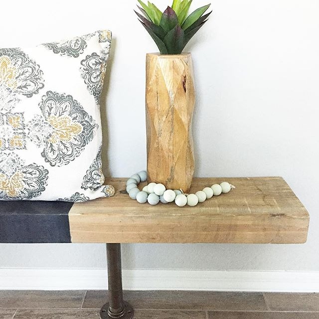 14.6" Wood Vase Threshold Target