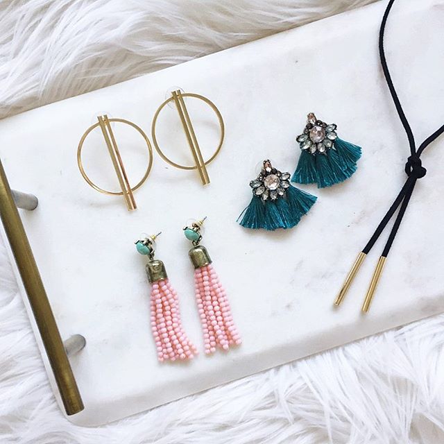 SUGARFIX by BaubleBar Beaded Tassel Earrings Pink Target