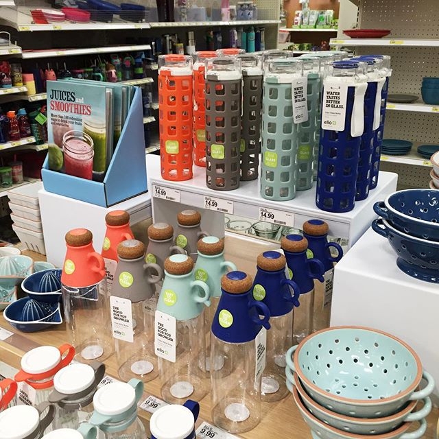 Ello Elsie 22oz Glass Water Bottle Teal Target