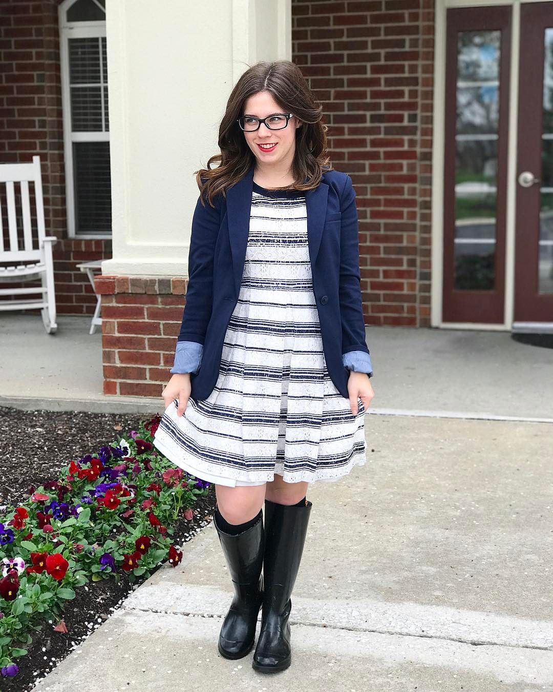 Women's Classic Knee High Rain Boot Black 7 Target