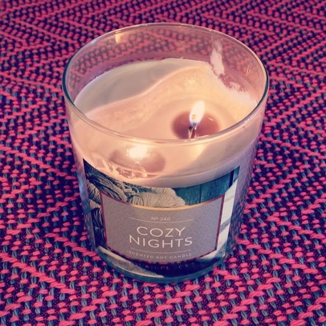 Signature Soy Cozy Nights 21 Oz Candle Target