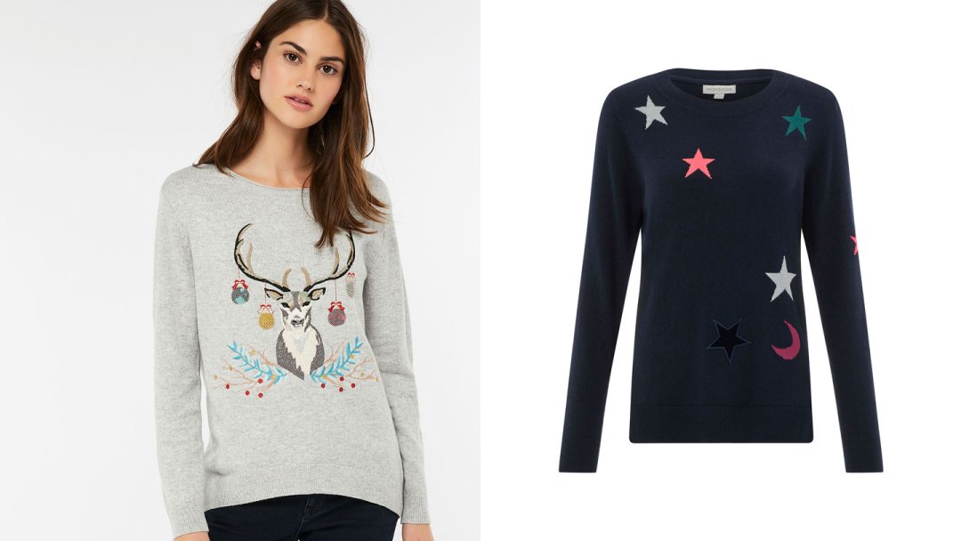 Christmas ladies shop jumpers 2018