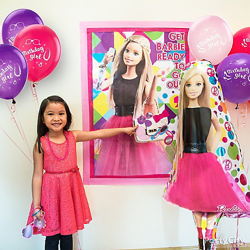 party city barbie stuff