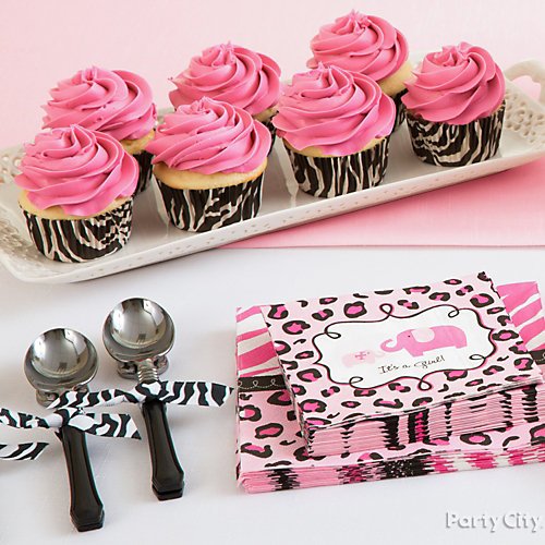 Pink Safari Girl S Baby Shower Ideas Party City