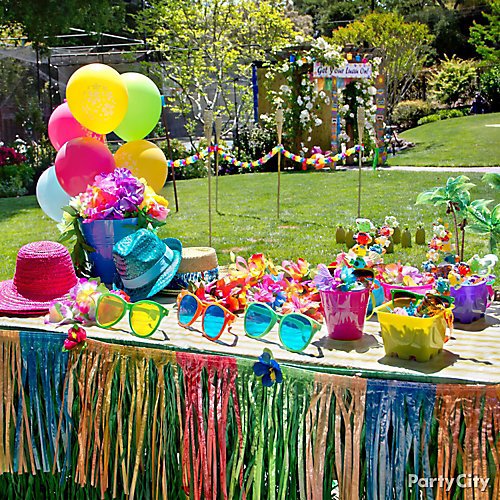 Totally Tiki Luau Party Ideas Party City