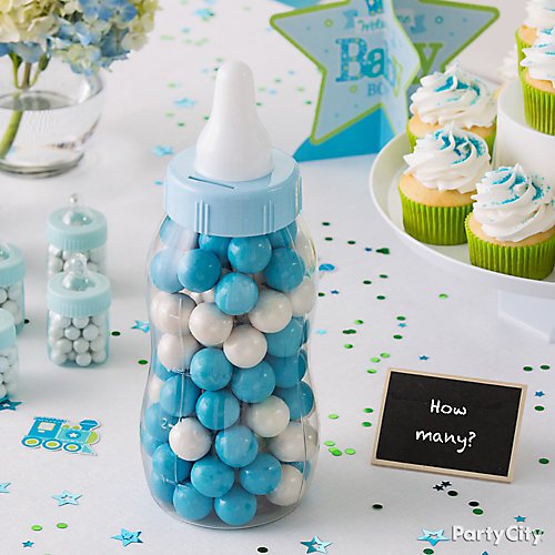 Blue Safari Boy S Baby Shower Ideas Party City Canada