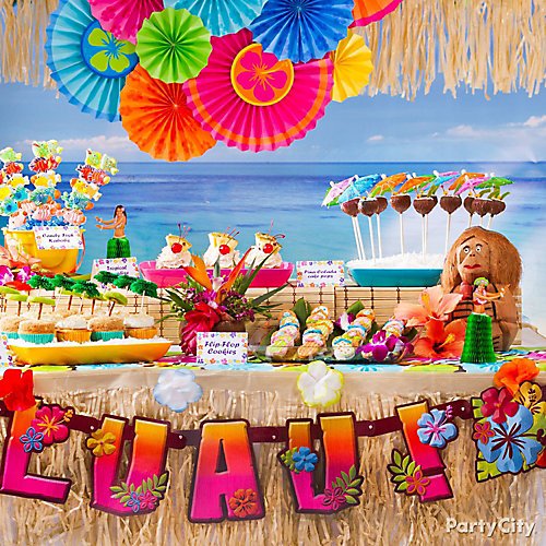 Sweet Ideas For Luau Cupcakes Party Treats Party City