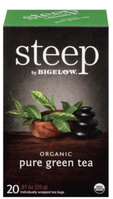 Shop Steep by Bigelow Organic Pure Green Tea and more