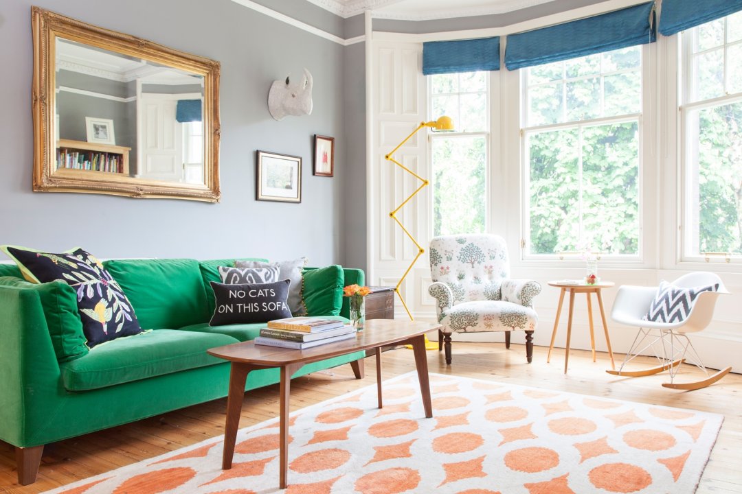 House Tour A Colorful Patterned Victorian in Edinburgh 