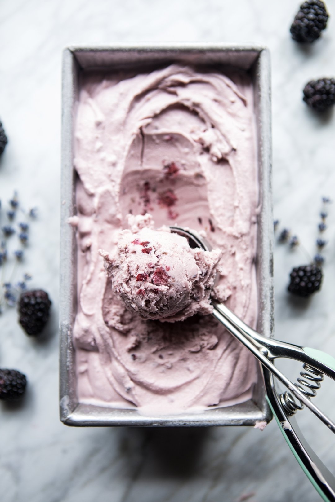 Blackberry Lavender Ice Cream Crate and Barrel Blog