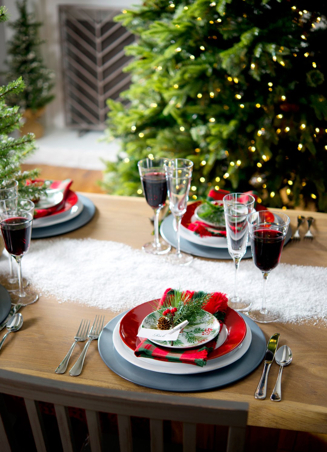 Tabletop Christmas Tree Decor The Crate and Barrel Blog