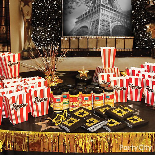 Movie Themed Decorations : Kara S Party Ideas Movie Themed Birthday Party : Movie night is a fun night for any age or any reason!