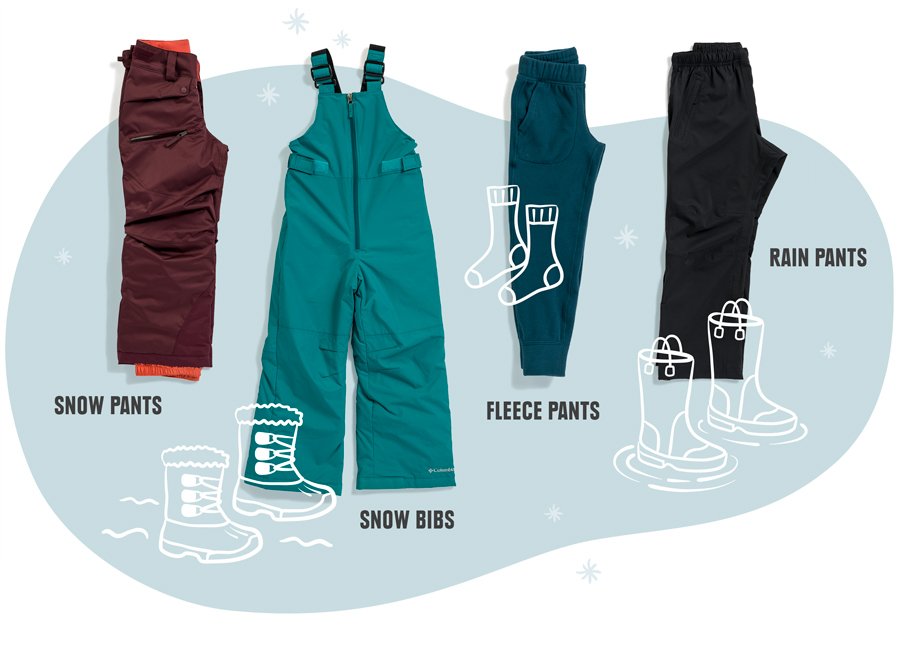 Essential clothes to dress your children properly during snow