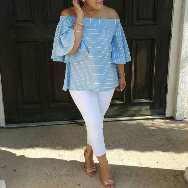 Hump Day Vibes! Off the shoulder top 😍 the sleeves! Perfect Spring top! My @rossdressforless find 😉
#ootd #ootdshare #wiw #wiwt #whatiwore #wardrobewednesday #humpdayvibes #offtheshoulder #offtheshoulderblouse #rossdressforless #gottagotoross #whiteanklejeans #anklejeans #ninewest #anklestrap #heels #fashionblogger #latinafashionblogger #fashionmom #momblogger #streetstyle #fashion #style #chic #springstyle #springfashion #springvibes