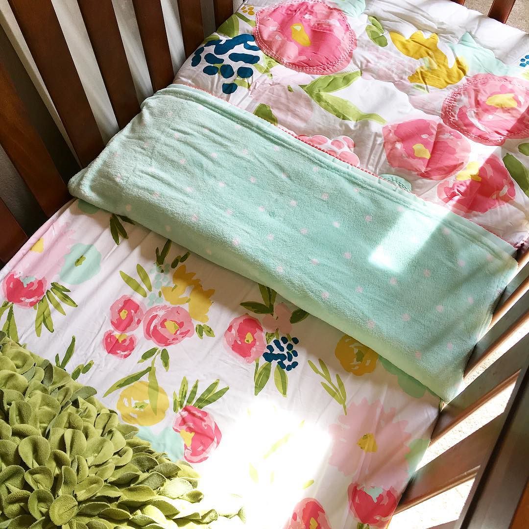 Jersey Knit Reversible Baby Blanket Floral Cloud Island Pink Target