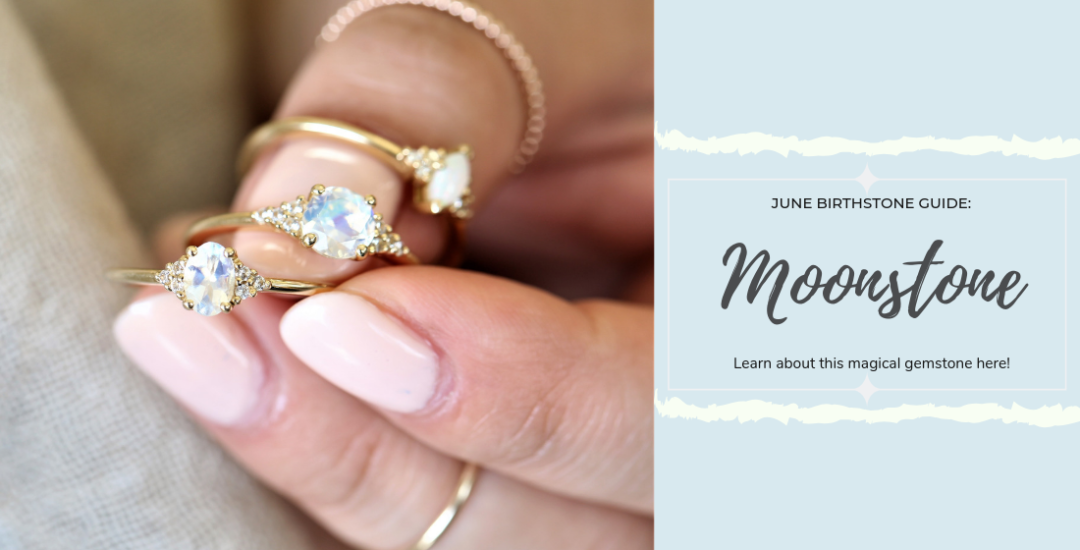 Moonstone june deals birthstone rings