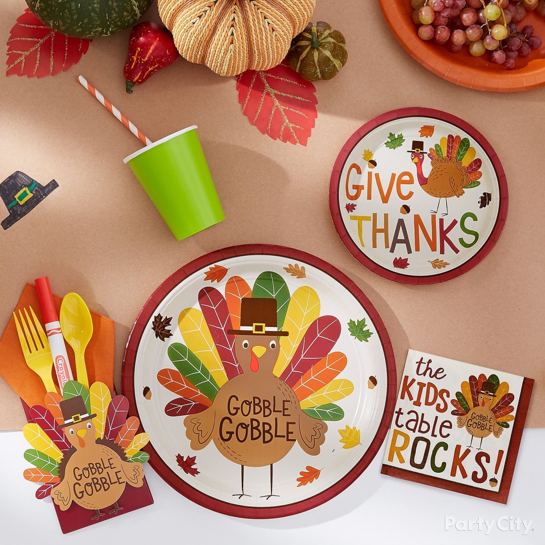 Thanksgiving Kids Table Ideas Party City