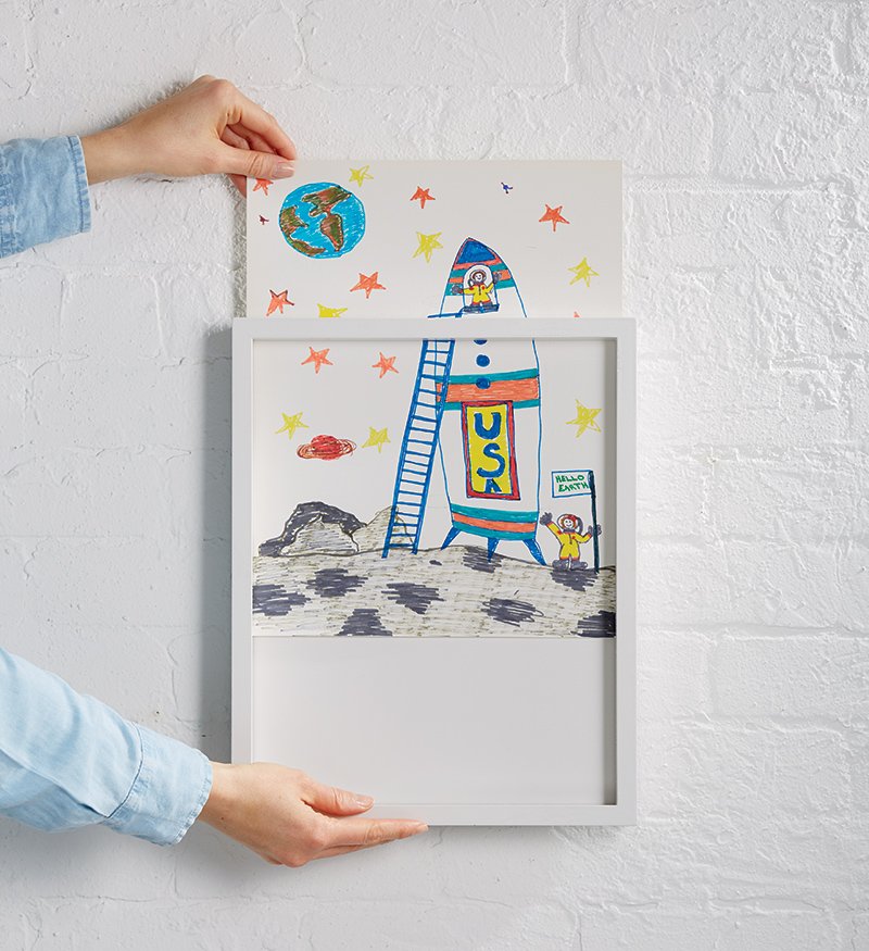 How to Display Your Kid's Artwork