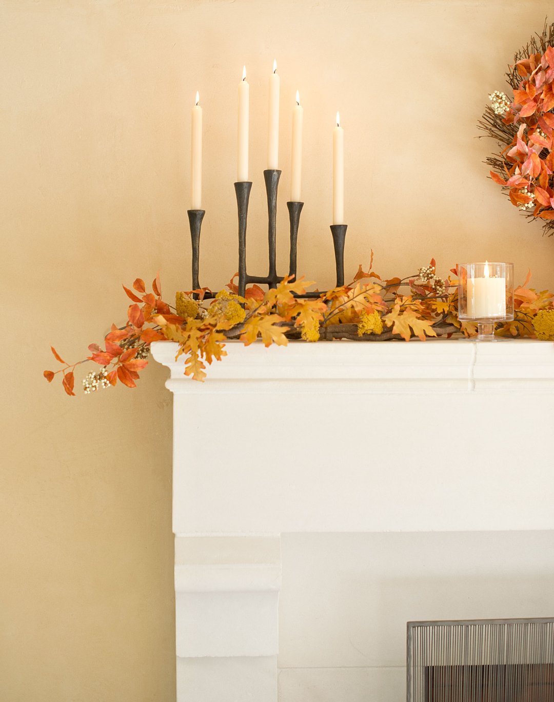 Fall Mantel Decorating Ideas Crate and Barrel Blog