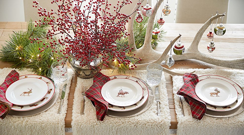 Pottery barn table deals settings