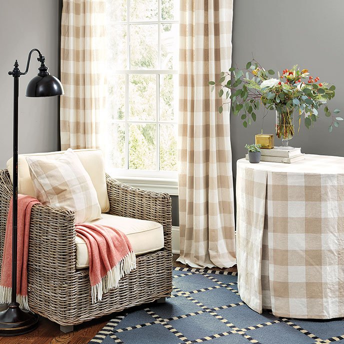 Buffalo Check Curtains Ballard Designs