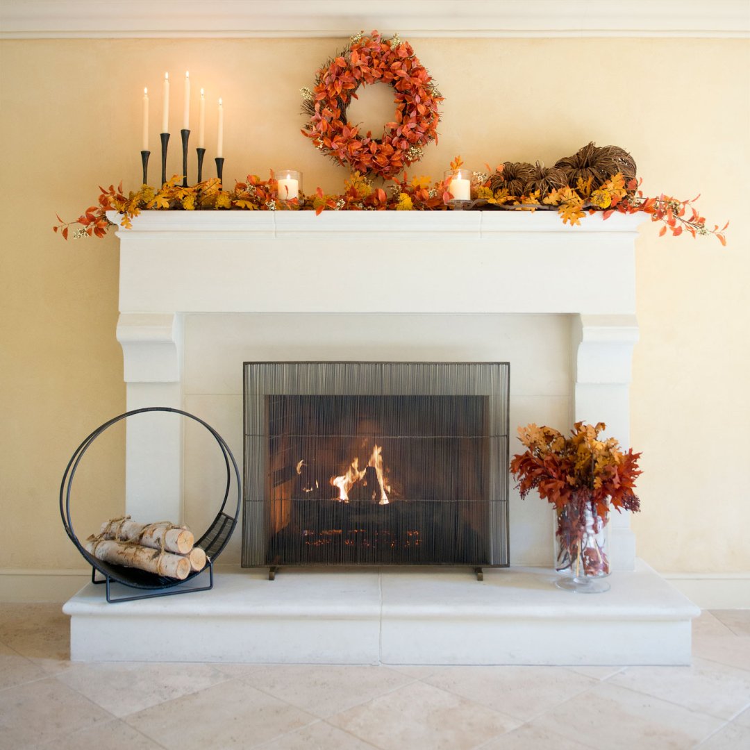 Fall Mantel Decorating Ideas Crate and Barrel Blog