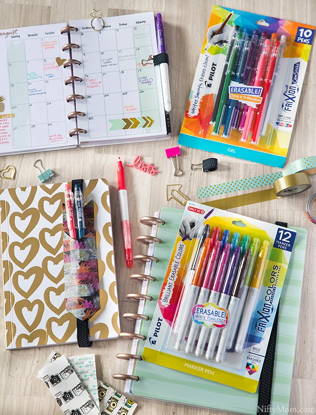 Adhesive Pen Holder for Planners, Accesories