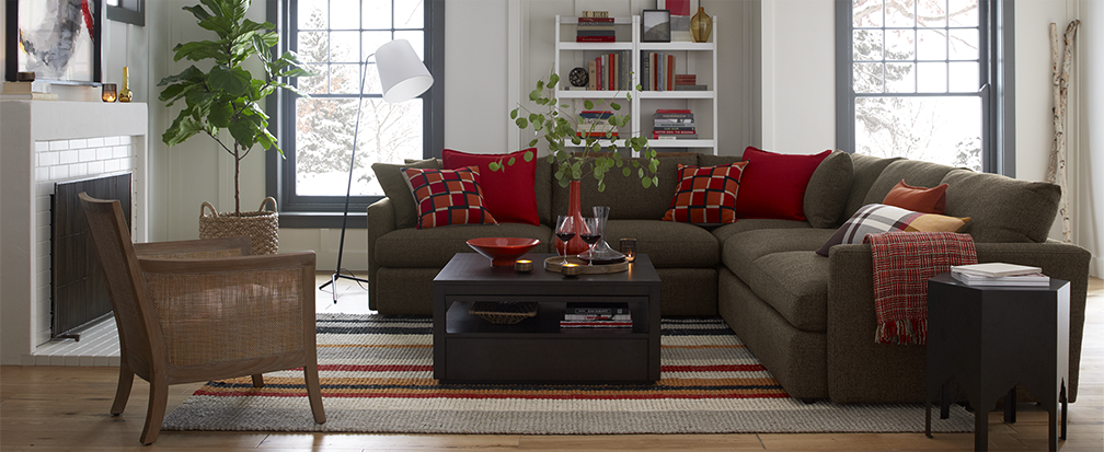 How to Choose a Sectional Sofa | Crate and Barrel How to Choose a Sectional Sofa | Crate and Barrel - Shop Lounge II 3-Piece Sectional Sofa, Tourney Square Coffee Table and more ...