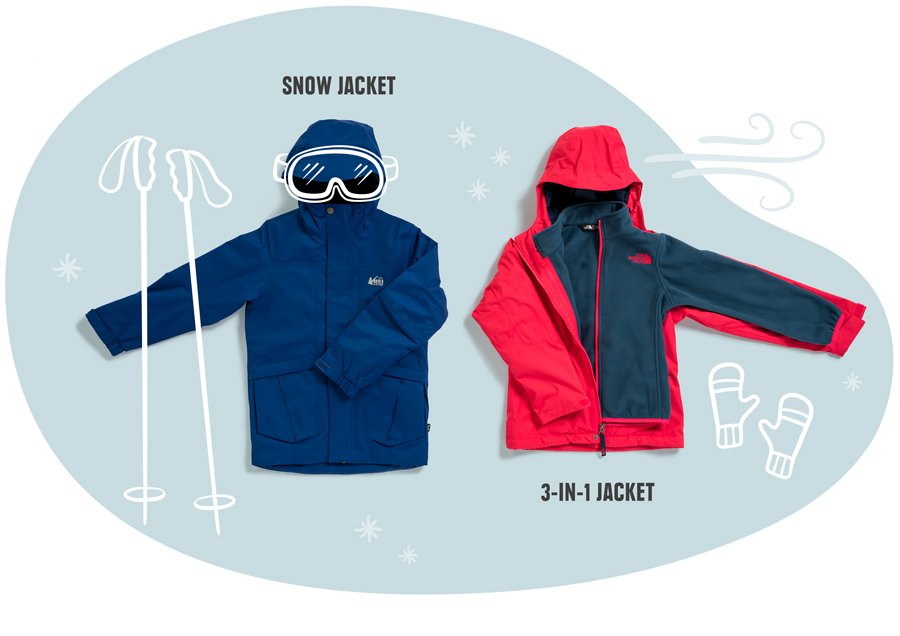 kids snow coat