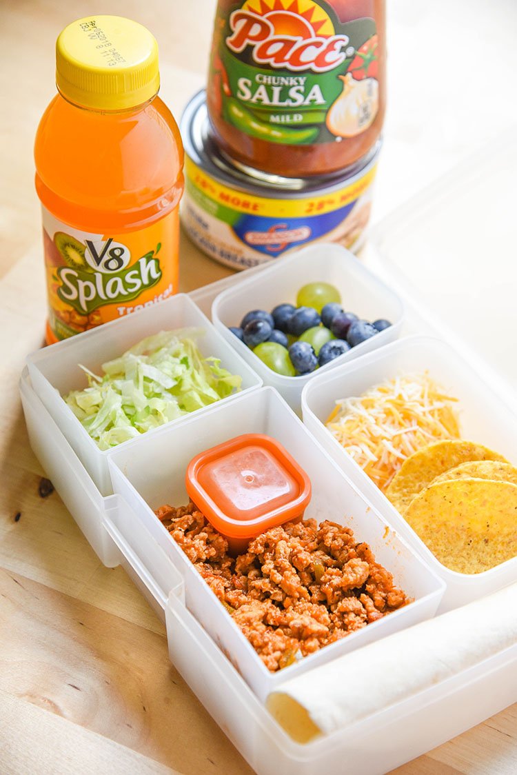 Back to School Taco Lunch Kit for Kids