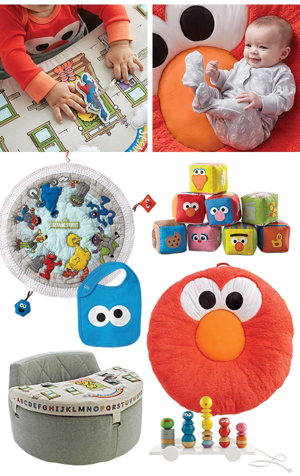 Land of Nod and Crate & kids Sesame Street sleeping bag Big Bird Brand New ! 