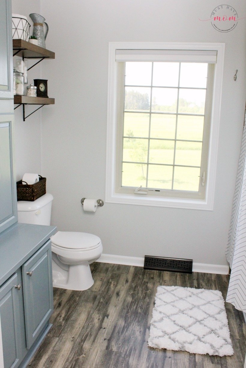 Farmhouse Style Fixer Upper Bathroom On A Budget Must Have Mom