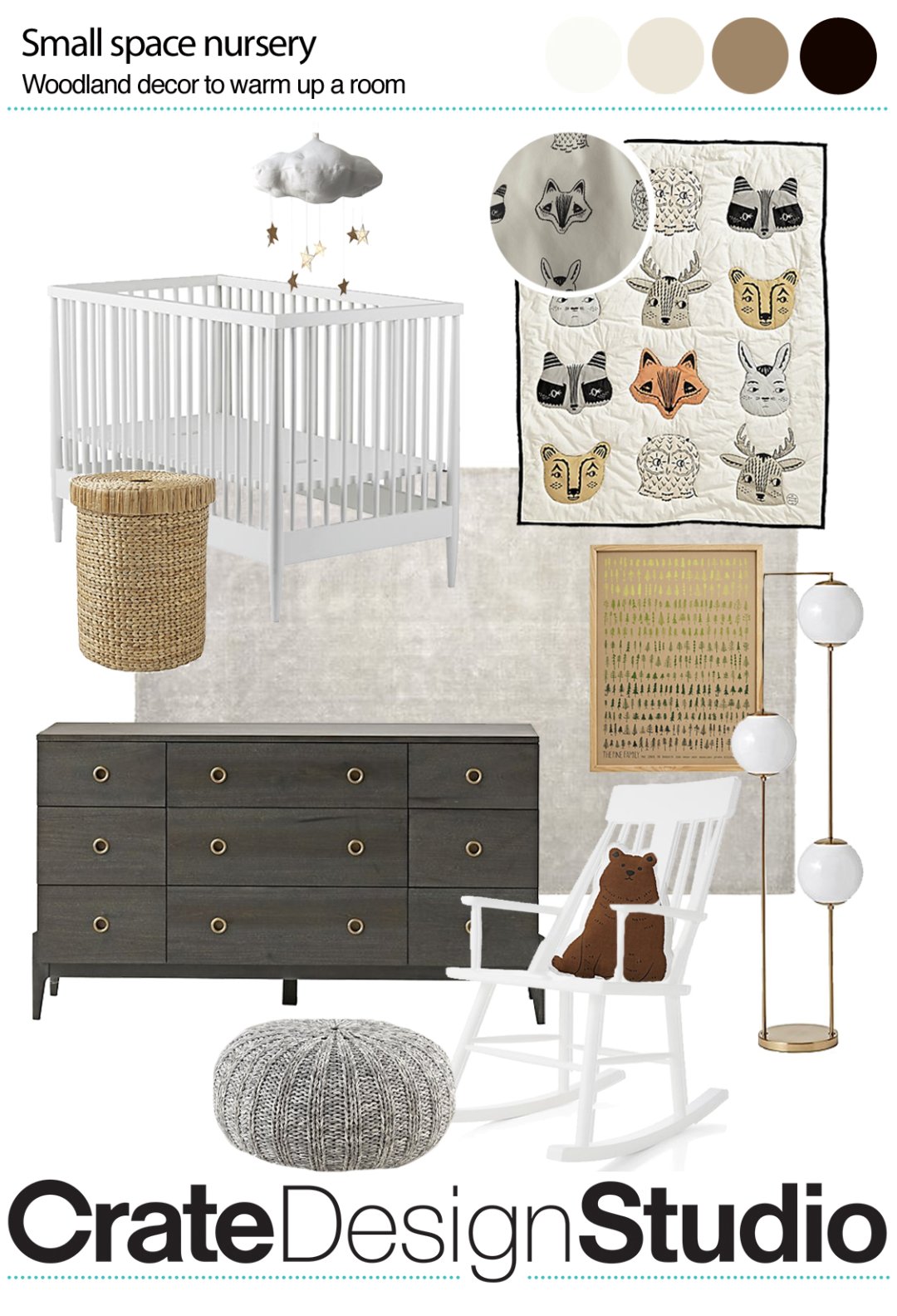 Small Space Nursery Design Crate Kids Blog