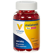 Shop the Vitamin Shoppe Melatonin for Sleep - Natural Strawberry Flavor - 5 MG (60 Gummies) and more