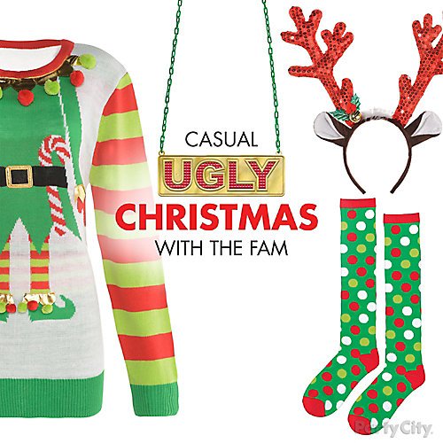 Party City Christmas Outfits 