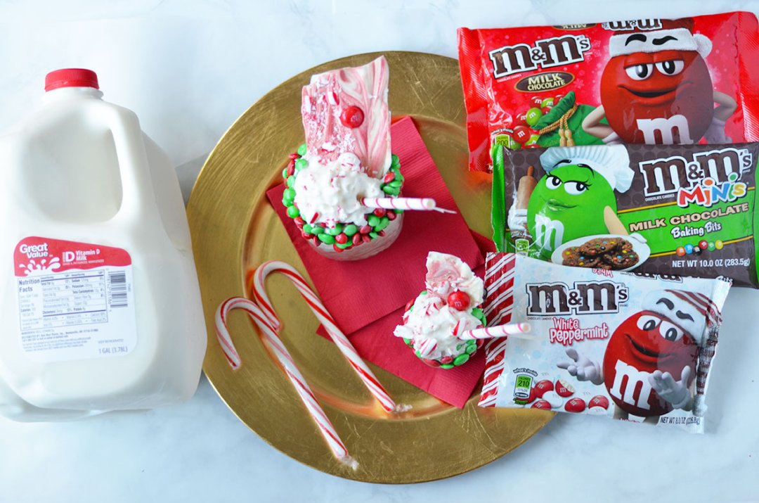 M&M's Holiday White Peppermint Chocolate Candy, 8 Oz. 