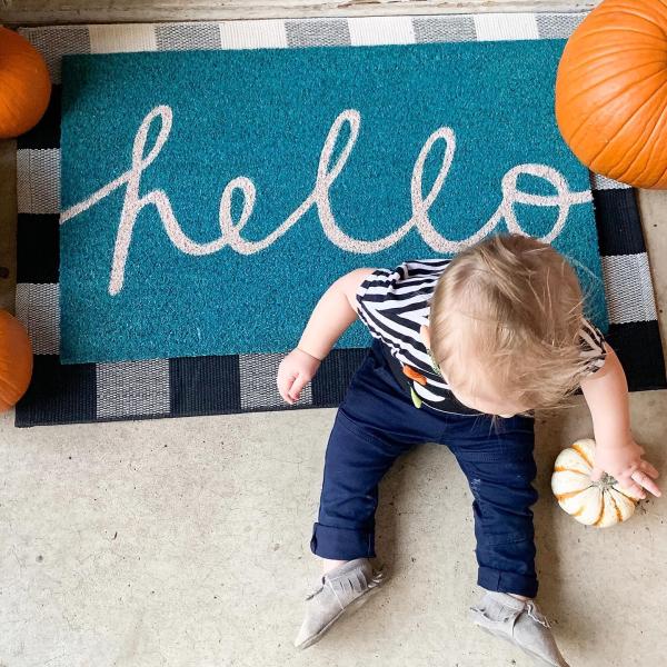  Cursive Hello Rug From Target