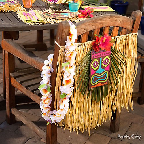 Luau Party Raffia Decorating Ideas Party City