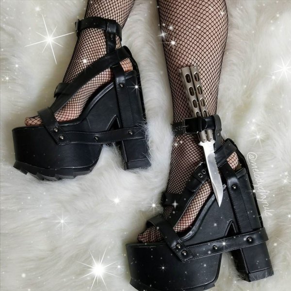 Y R U Midnight Nightcall Platform Heels Dolls Kill