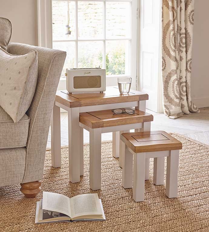 Why You Should Use Nesting Tables Oak Furniture Land