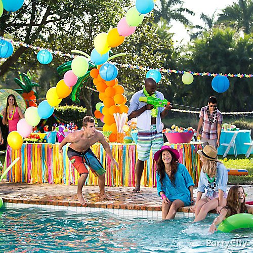 Summer Pool Party Ideas Party City 7813