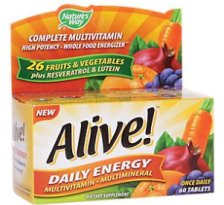 Shop Alive! Daily Energy High-Potency Multivitamin and more