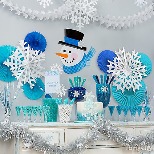 Snowflakes and Snowman Theme Party Ideas | Party City