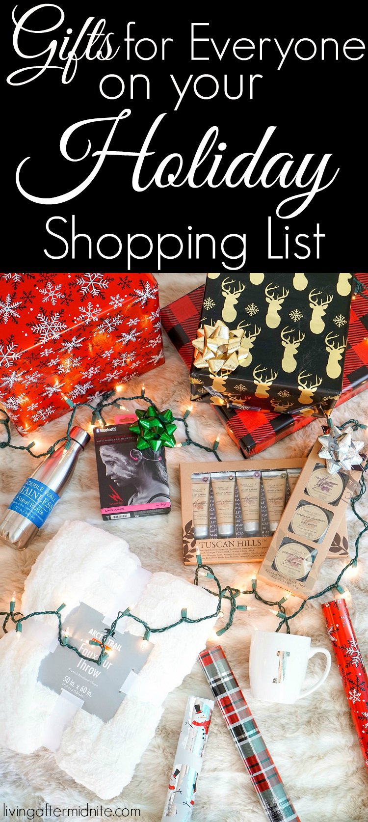 Living After Midnite: Gifts for Everyone on Your Holiday Shopping List