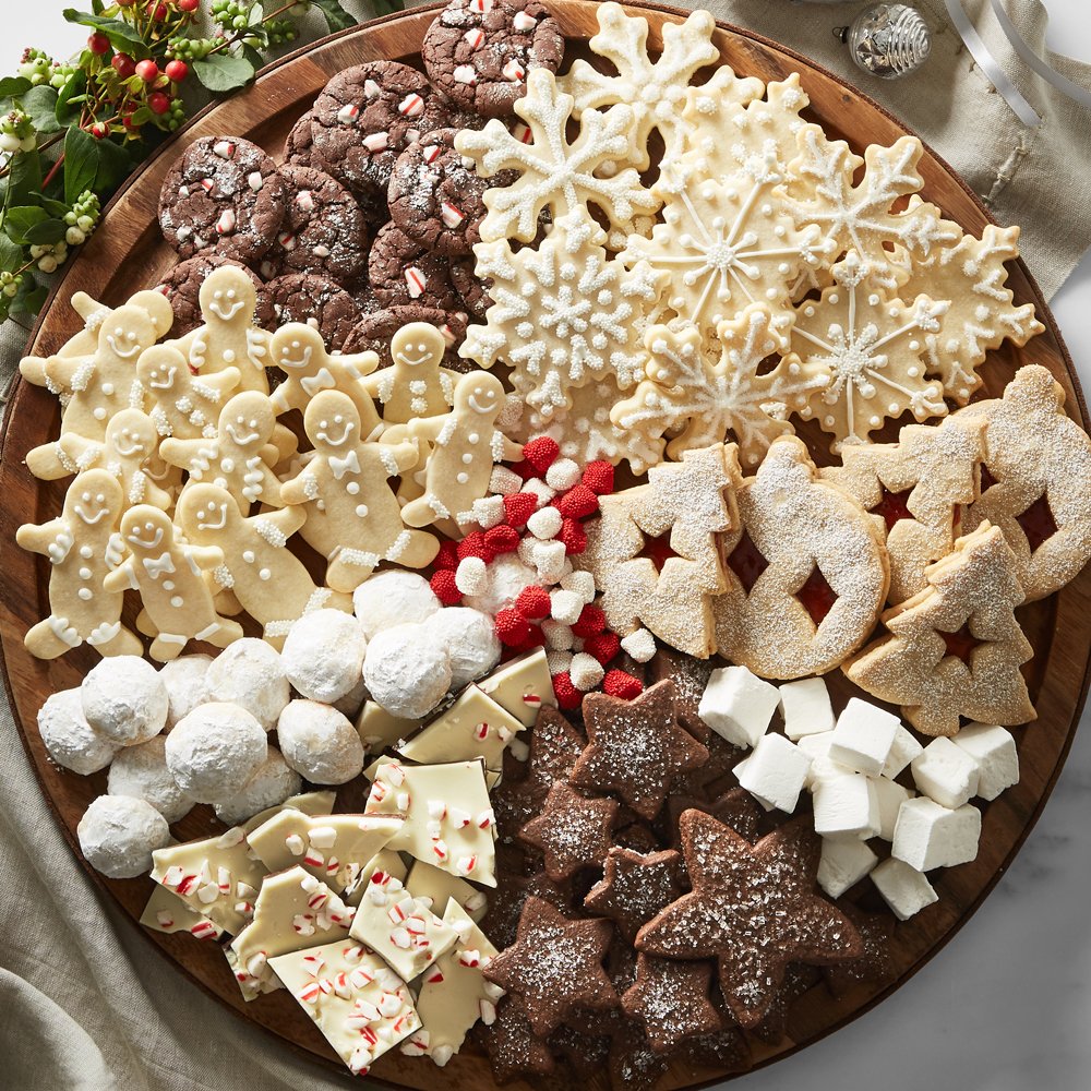 How to Build a Holiday Cookie Board Christmas Cookies