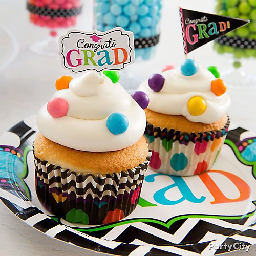 Graduation Cupcake Toppers Party City