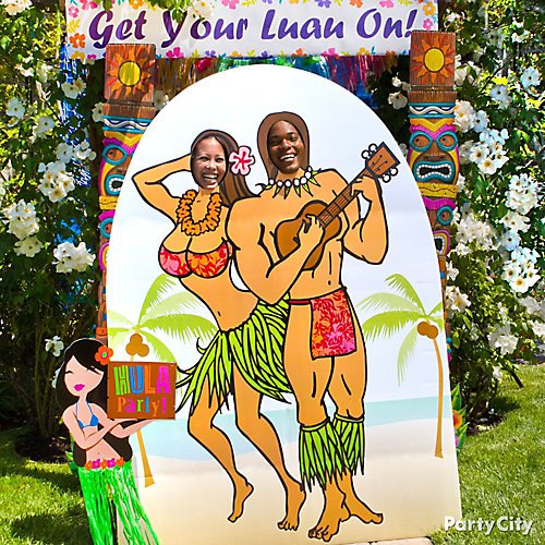 Luau Photo Booth Ideas Party City