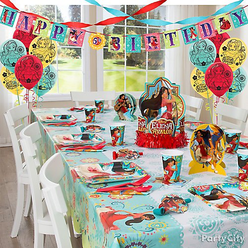 Elena of Avalor Party Decor Supplies Tableware Balloons Napkins Plates Tablecover Banner
